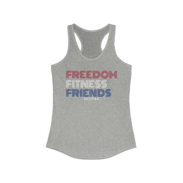 Ladies Freedom Fitness Friends Tank Top