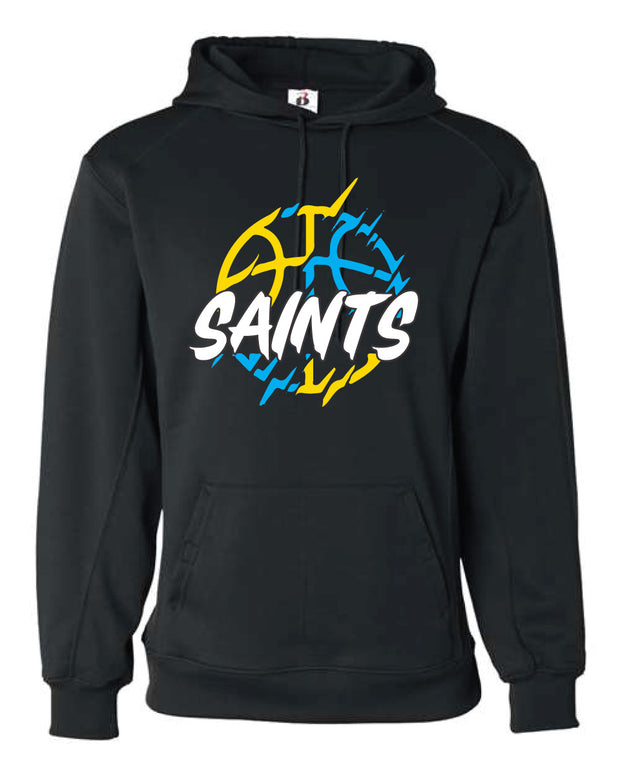Lady Saints Premium Hoodie - Graffiti logo
